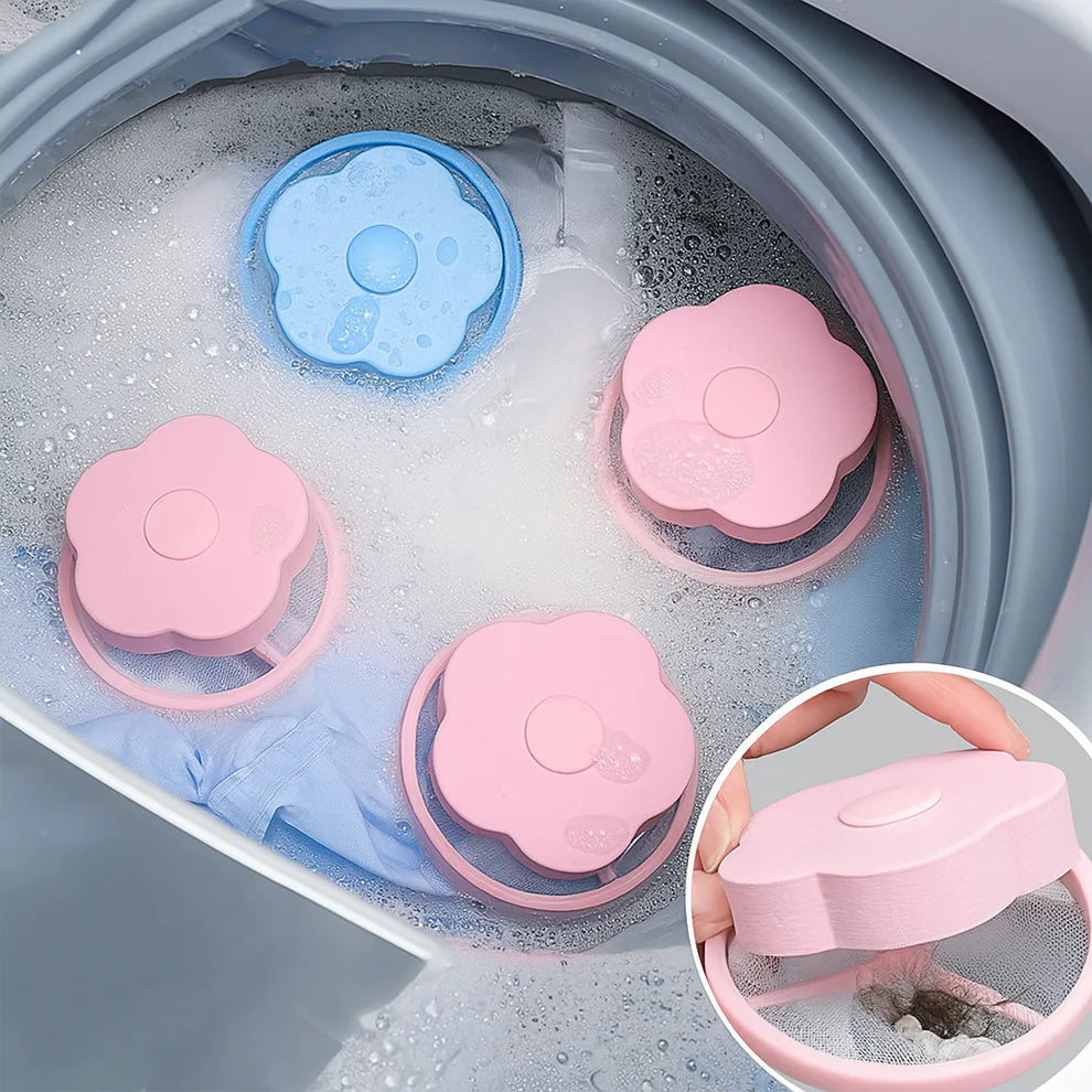 Set di 4 Capsule Rimuovi Peli per Lavatrice